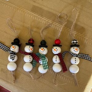 Snowmen Christmas ornaments